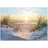 WallArena - Vlies Fototapete Meer 250x175 cm - Fototapeten - Tapeten - für Wohnzimmer Schlafzimmer - Vliestapete Wandtapete Tapete 3D Effekt- inkl. Kleister - Landschaft Strand Sonnenuntergang Natur