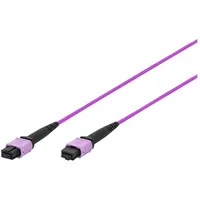 Digitus DK-2566-01/4 Glasfaser LWL Anschlusskabel 1 m Violett, Schwarz