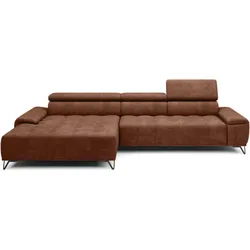 Ecksofa Palladio Stoff Whisky