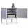 Coemo Nachtschrank Tokio 50 x 40 x 60 cm Weiß