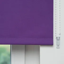 LIEDECO Seitenzugrollo Uni 62 x 180 cm brombeere