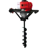 TECMIX Tecmix, Gartenhandwerkzeug, Erdbohrer EB 2000 2,0 PS) - 2-TAKT, 51,7 CM3, 1,2 L, inkl. 100 MM ERDBOHRER