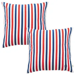 El Ganso - 2er-Set Kissen 40x40cm 100% Baumwolle 300GSM - Tartan Check Design