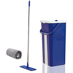 Starlyf® Bodenwischer Set, Wischsystem selbstreinigend, Doppelkammereimer Autoclean Mop