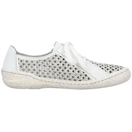 Rieker Schnürschuh Damen Weiß 37