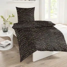 SCHIESSER Roan Baumwollsatin Lila 135 x 200 cm + 80 x 80 cm