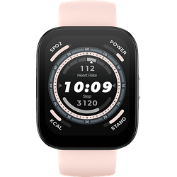 AMAZFIT Bip 5 Smartwatch Kunststoff Silikon, 22 mm, Pastel Pink