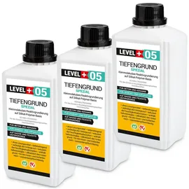 Level + Tiefengrund Spezial mit Kaliwasserglas Silikat L+05 3 l