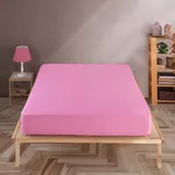 vency Spannbettlaken Jersey 140 x 200 cm Rosa