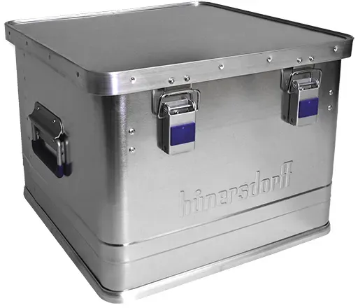 Preisvergleich Produktbild Hünersdorff 451055, Aufbewahrungsbox, Silber, Quadratisch, Aluminium, Monochroma