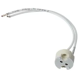 Einbauleuchten Zubehör Halogen-Lampenfassung 12V G4 / GX5,3 / GY6,35 Keramik natur