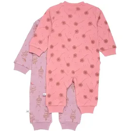 PIPPI Babywear Kinder Schlafanzug "Nightsuit-zipper (2-pack)" in Rosa | Gr.: 74
