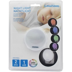 1 LED Nachtlicht, das Orientierungslicht mit dem Farbwechsel, extra flaches Design