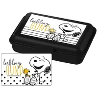 UNITED LABELS Peanuts - Lieblings Hund Brotdose mit Trennwand schwarz