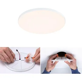 Paulmann VariFit LED Einbaupanel Veluna Edge 1 Stk. rund 160mm 1100lm 3000K Weiß