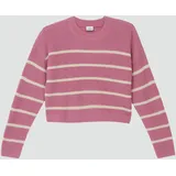 s.Oliver Strickpullover im Boxy Fit mit Streifenmuster - 158/164
