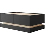 Mirjan24 Zarpant Schwarz Eiche 97 x 40 x 60 cm