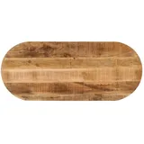 vidaXL Tischplatte Braun Mangoholz 80 x 40 x 2,5 cm