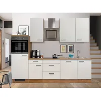Flex-Well Küchenzeile Vintea 280 cm weiß