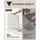 songmics home Kommode, Schrank, Schminktisch mit Regal, Toolless-Technologie - Weiß