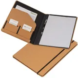 Livepac-Office Dokumentenmappe / aus Kork / DIN A4 / mit Schreibblock 60 Blatt