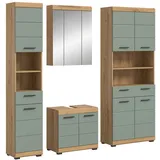 xonox.home Badmöbel-Set SCHLOONSEE 4-tlg. Grün