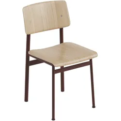 Muuto Loft Stuhl, eiche natur / deep red