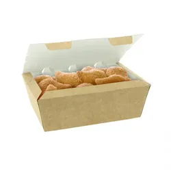 250 Stück Verpackung für gebratene Speisen und Sandwiches (1400cc) Ref SYFK1