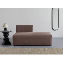 LeGer Home by Lena Gercke Chaiselongue LYZA Open end 152 x 96 x 74 cm 1-tlg. Braun