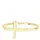 Elli Ring Kreuz Trend Geo Minimal in Gold | Gr.: 58