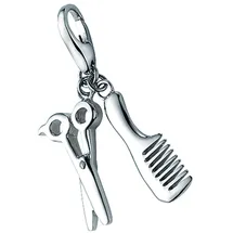 GIORGIO MARTELLO MILANO Charm Anhänger Kamm und Schere Silber 925