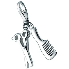 GIORGIO MARTELLO MILANO Charm Anhänger Kamm und Schere Silber 925
