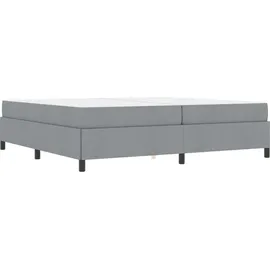 vidaXL Boxspringbett 200 x 200 cm Hellgrau