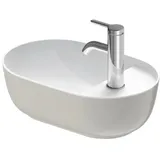 Duravit Luv Aufsatzwaschtisch 0381422300 weiß/Grau Seidenmatt, geschliffen,mit Hahnloch