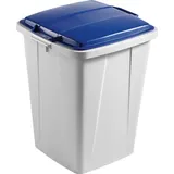 Durable Durabin 90 Mülleimer 90,0 l grau, blau