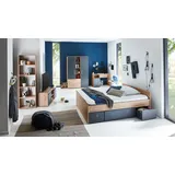 Arthur Berndt Jugendbett Alessio 120 x 200 cm Eiche braun anthrazit