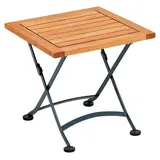 Merxx Gartenhocker Schlossgarten 45 x 45 cm Natur/Schwarz