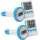 casativo-outdoor Digitales Funk-Poolthermometer Blau/Weiß 2er-Set