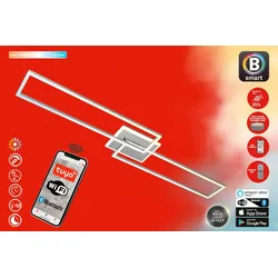 BRILONER LEUCHTEN Smarte LED-Leuchte "FRAME S", weiß, Lampen