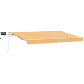 vidaXL Einziehbare Markise Sand 350 x 250 cm gelb