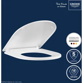 Grohe Euro Keramik WC-Sitz mit Soft Close Weiß