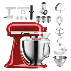 KitchenAid Artisan 5KSM185 Allrounderset Empire Rot