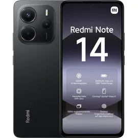 Xiaomi Redmi Note 14 4G 8 GB RAM 256 GB Midnight Black