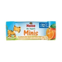 Holle Minis Fruchtschnitte Banane-Orange bio