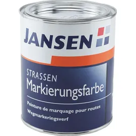 Jansen Straßenmarkierungsfarbe Weiß 0,75 l