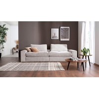 alina Big-Sofa »Sandy«, 296 cm breit und 98 cm tief, in modernem Cordstoff grau