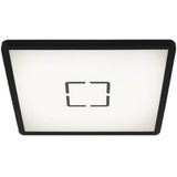 Briloner Slim LED Panel Free schwarz 19 x 19 cm mit Backight-Effekt