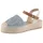 aniston shoes Plateau-Sandaletten Damen Blau/Braun 36
