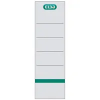 Elba 10 ELBA Ordneretiketten weiß für 8,0 cm Rückenbreite