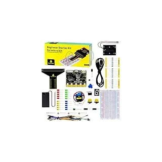 KEYESTUDIO BBC Microbit Starter Kit Kompatibel mit Microbit V1, V2.2 (mit Microbit V2), Mint Ausbildung für Anfänger und Kinder